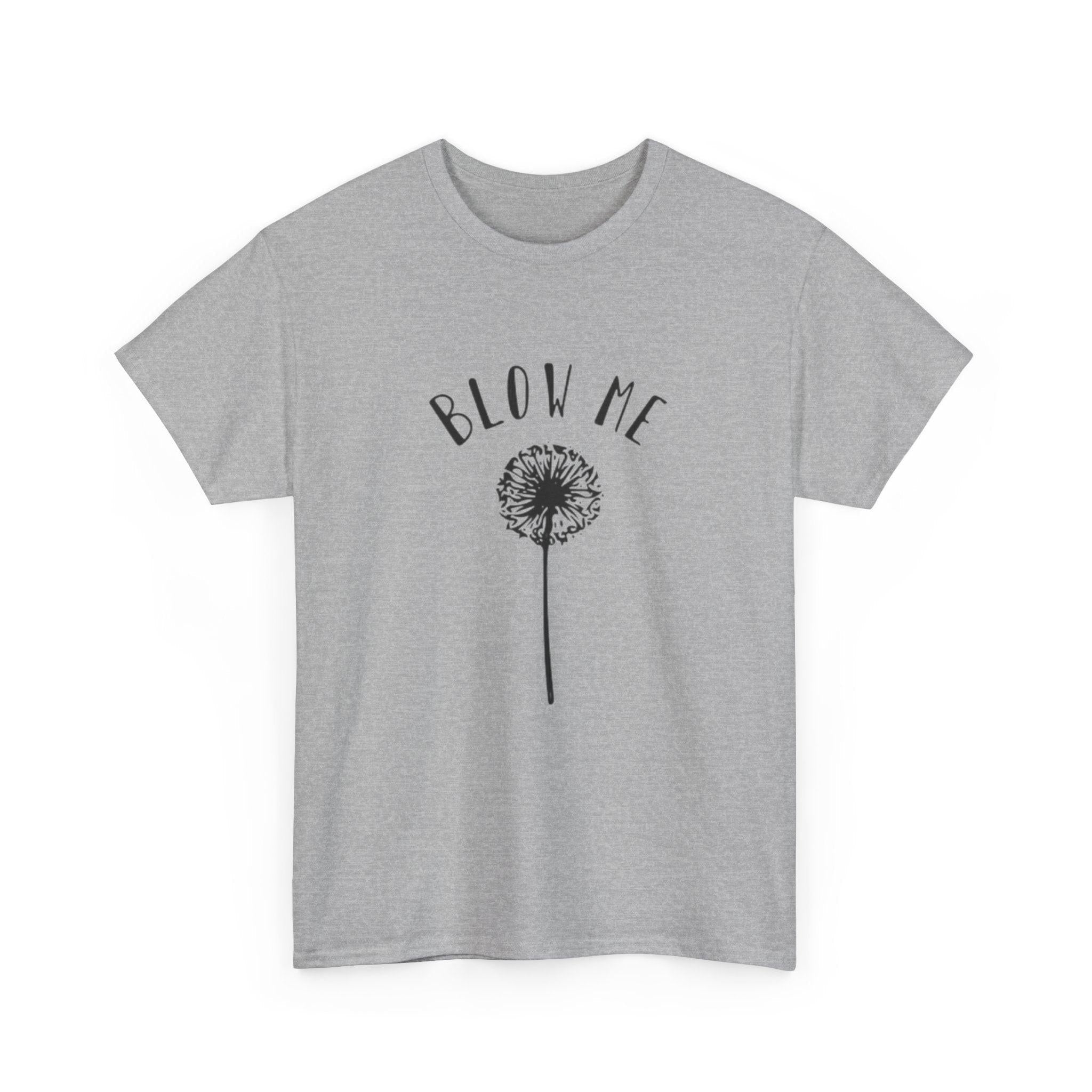 Dandelion Blow Me Tee, Unisex Graphic Shirt, Botanical Nature Top, Flower Lover Gift, Gardener T-Shirt, Floral Print Apparel