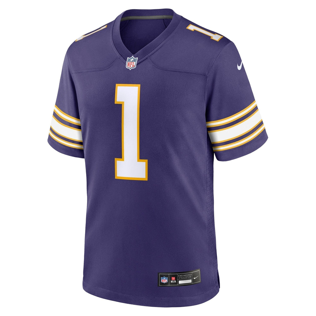 Warren Moon Minnesota Vikings Nike Classic Retired   Game Jersey - Purple