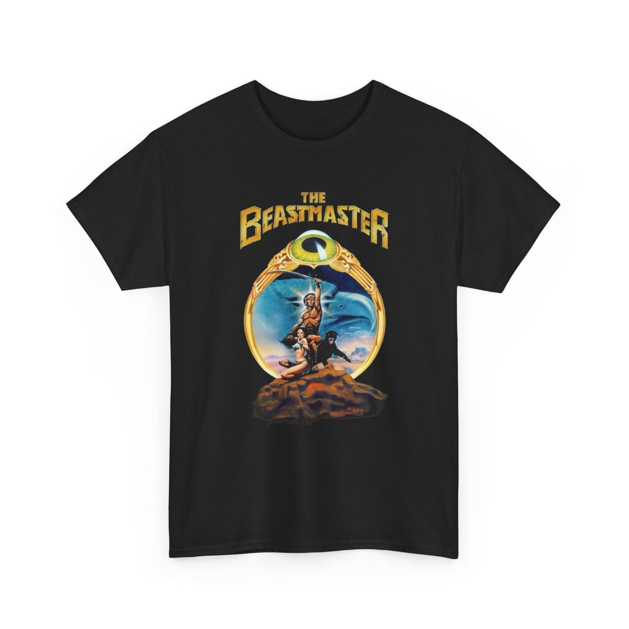 Beast Master Movie Unisex Heavy Cotton Tee, Classic Film Lover Gift, Vintage Graphic T-Shirt, Pop Culture Fan Shirt, Movie Buff Gift, Retro