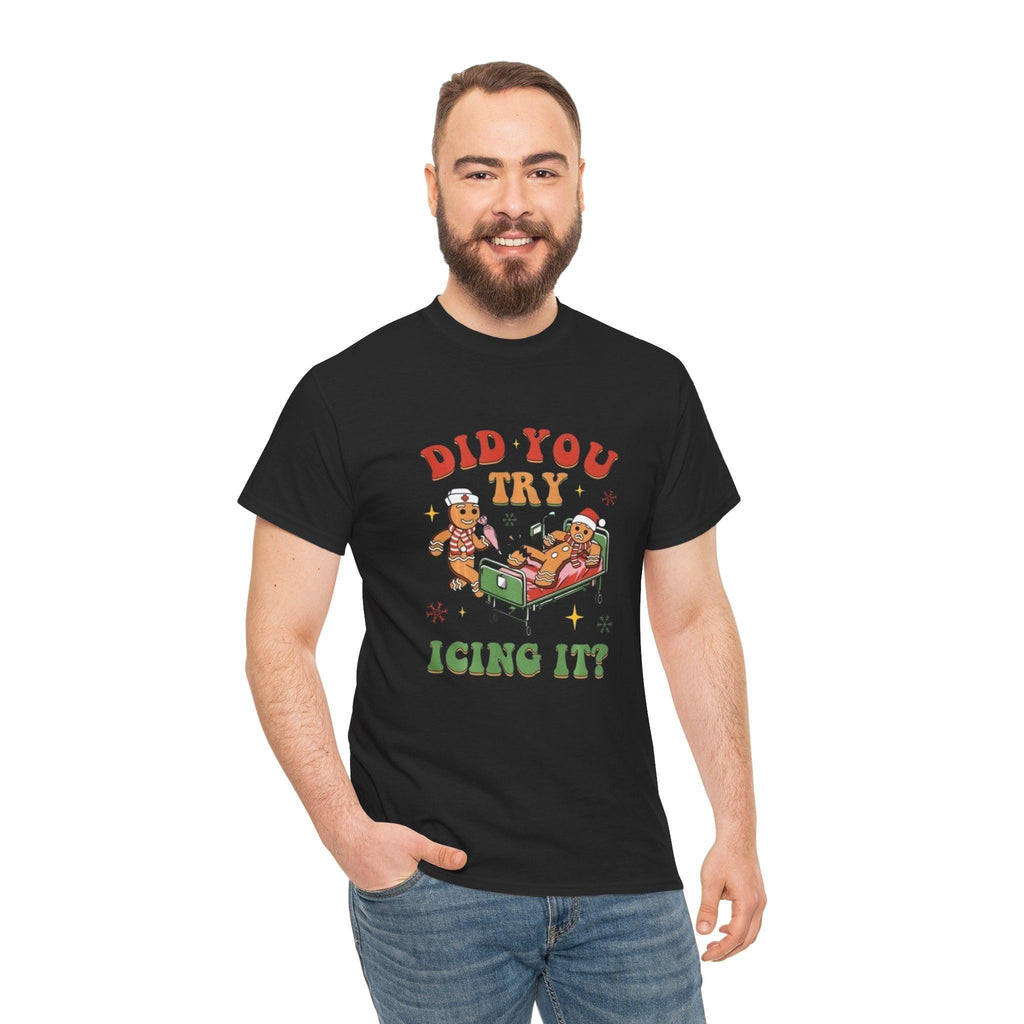 Gingerbread Cookies Unisex Tee, Funny Christmas and Hospital Humor Tshirt, Icing Humor Shirt, Holiday Cookie Lover Gift, Baking Tee