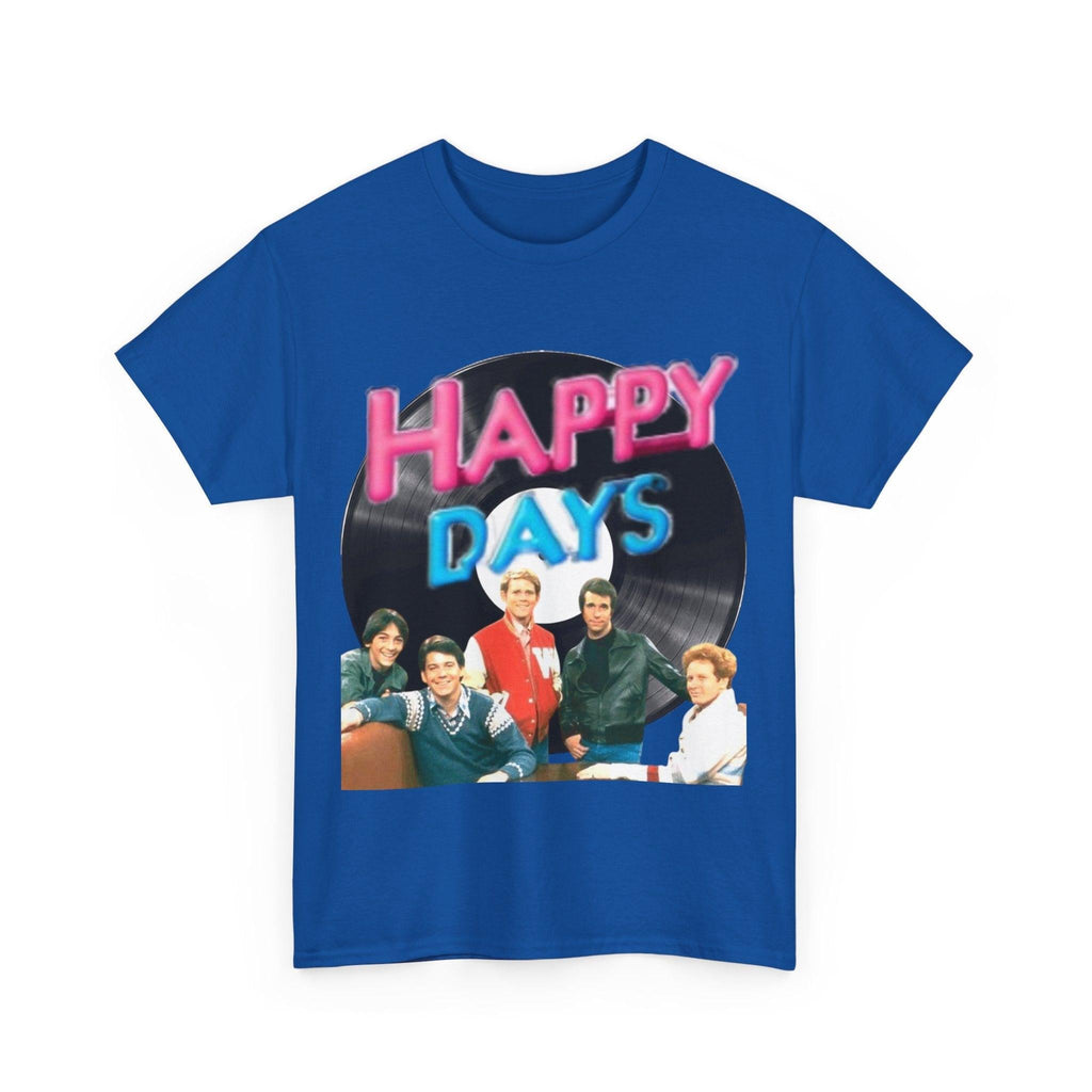 Happy Days T-Shirt, Graphic Tee, Positive Vibes Shirt, Retro Style Top, Vintage Inspired Clothing, Casual Unisex Tee