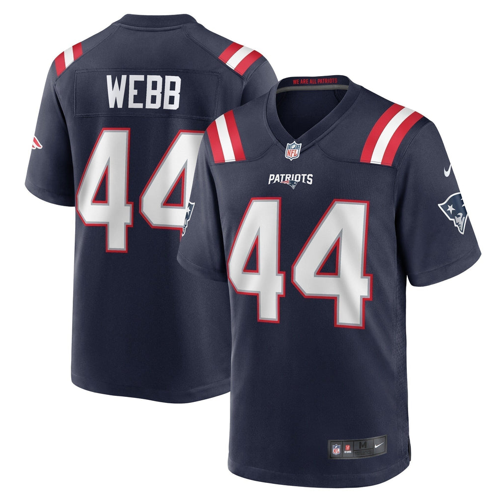 Raleigh Webb New England Patriots Nike Home Game   Jersey - Navy