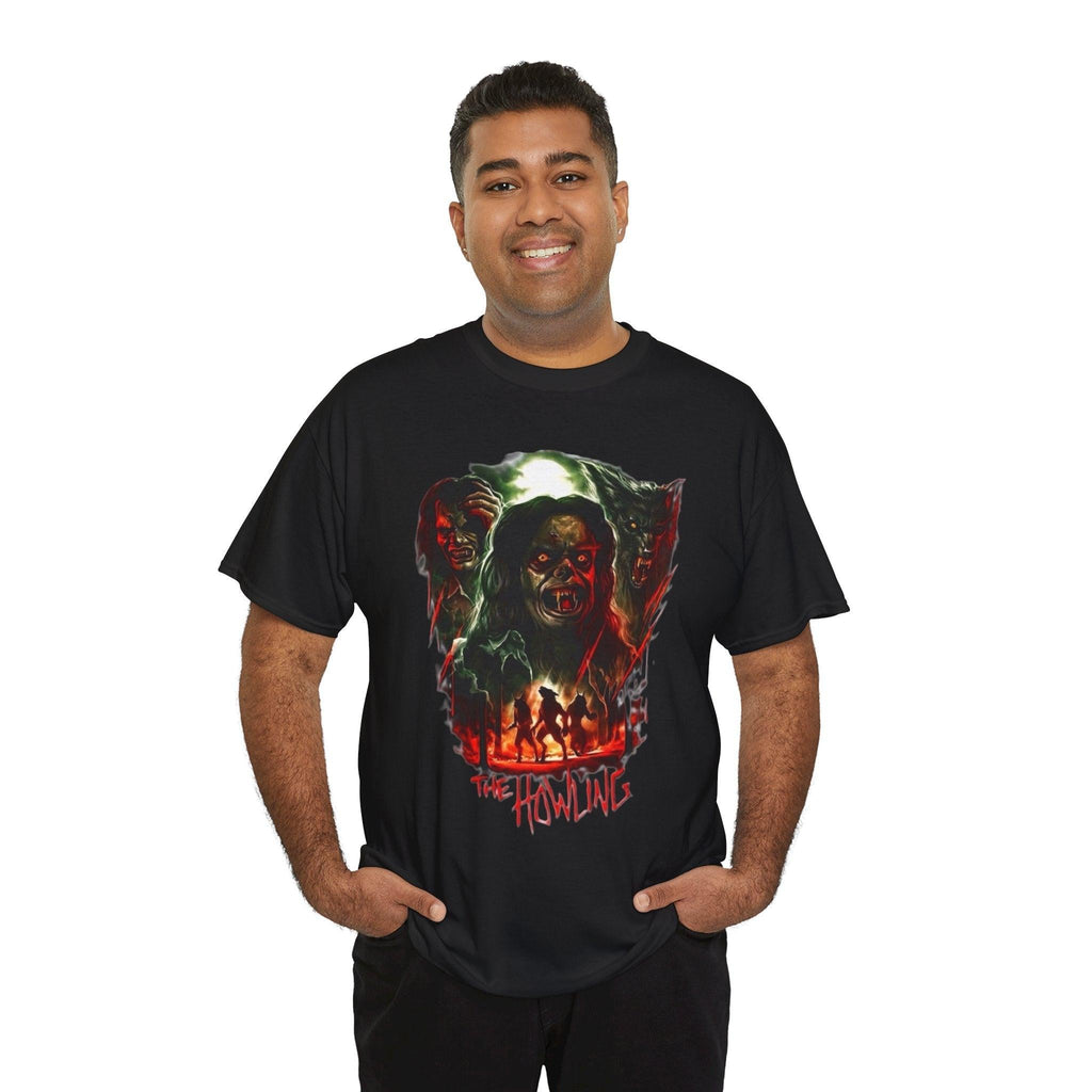 The Howling Movie Unisex Tee, Horror Film Lover T-Shirt, Halloween Graphic Shirt, Scary Wolf Men's Top, Werewolf Tee