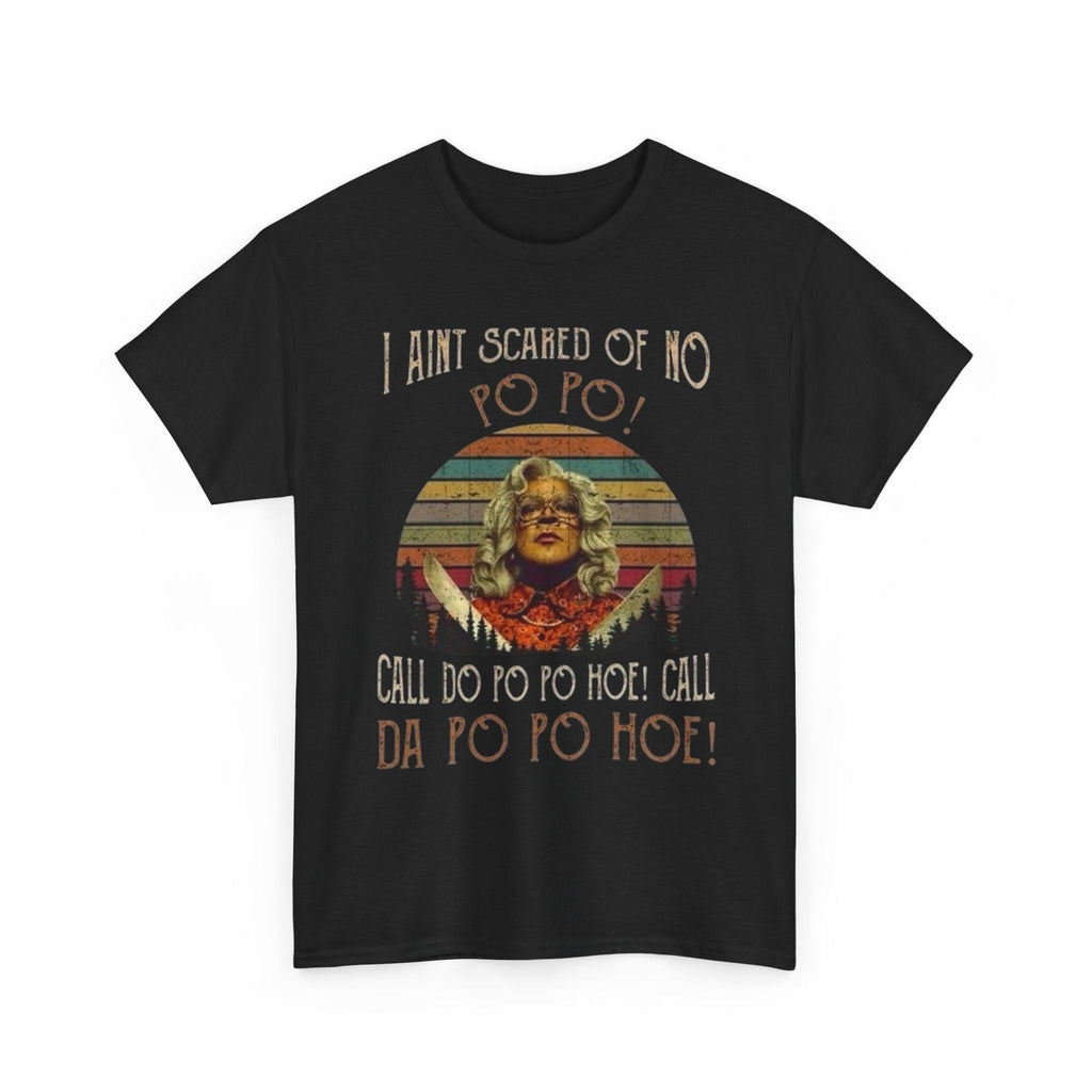 Funny Comedy Movie Call Da Po Po Ho Unisex Heavy Cotton Tee, Humorous Film Lover Gift, Hilarious Quote Shirt, Movie Buff Apparel, Comedy Fan