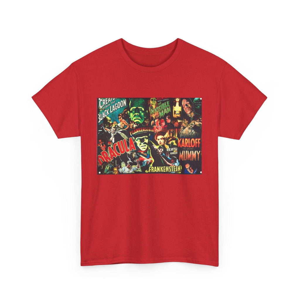 Classic Horror Movies Unisex Tee, Scary Films T-Shirt, Vintage Halloween Shirt, Retro Cinema Top, Cult Flicks Apparel