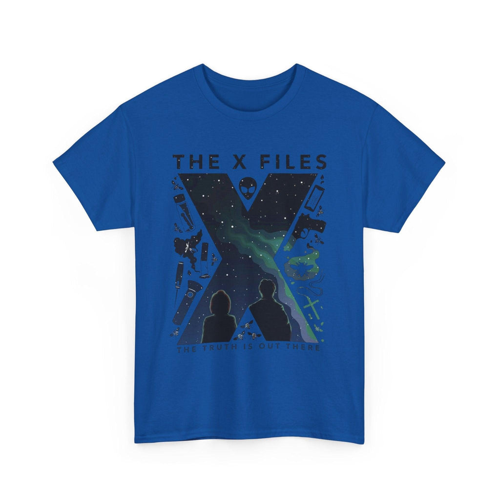 X-Files Tee, Sci-Fi Fan Gift, Mulder and Scully Shirt, UFO Conspiracy Theory Top, Pop Culture T-Shirt, Unisex Cotton Tee
