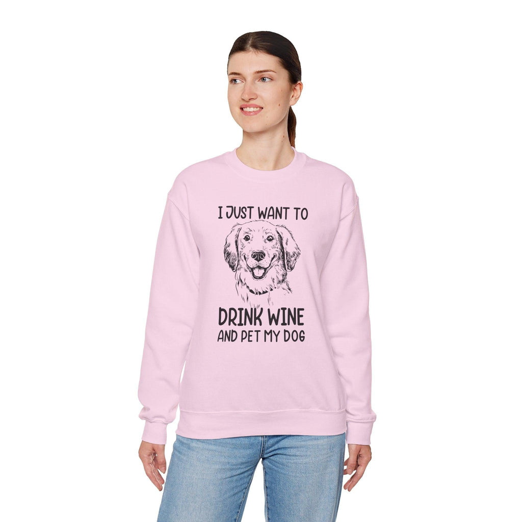 Wine Lover Sweatshirt - Unisex Heavy Blend Crewneck