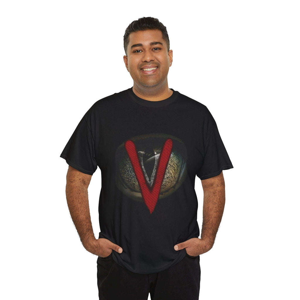 Vintage V The Visitors Reptilian Alien Unisex T-Shirt, Retro Tee, Sci-Fi Fan Gift, 80s TV Show Shirt, Alien Invasion Clothing