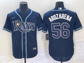 Men's Tampa Bay Rays Randy Arozarena #56 Navy Replica Player Jersey1
