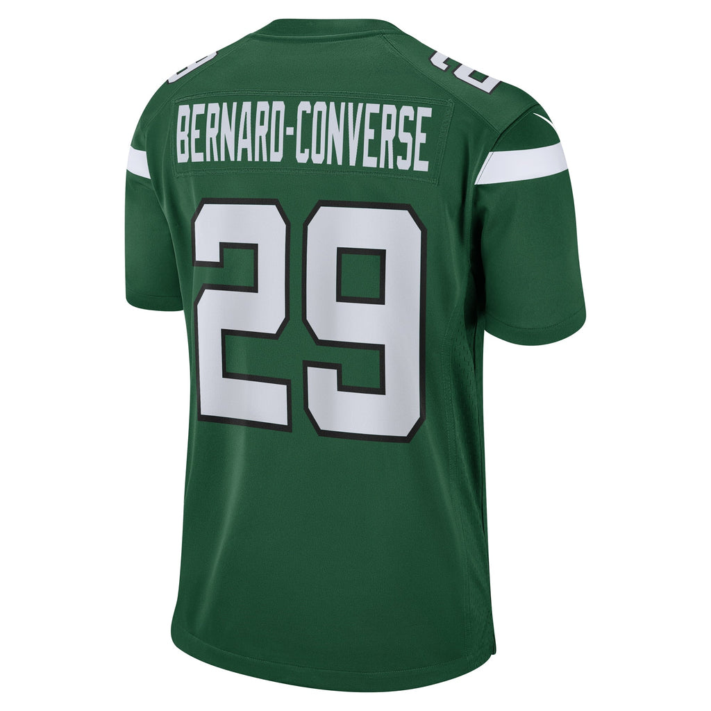 Jarrick Bernard Converse New York Jets Nike  Game Jersey - Gotham Green