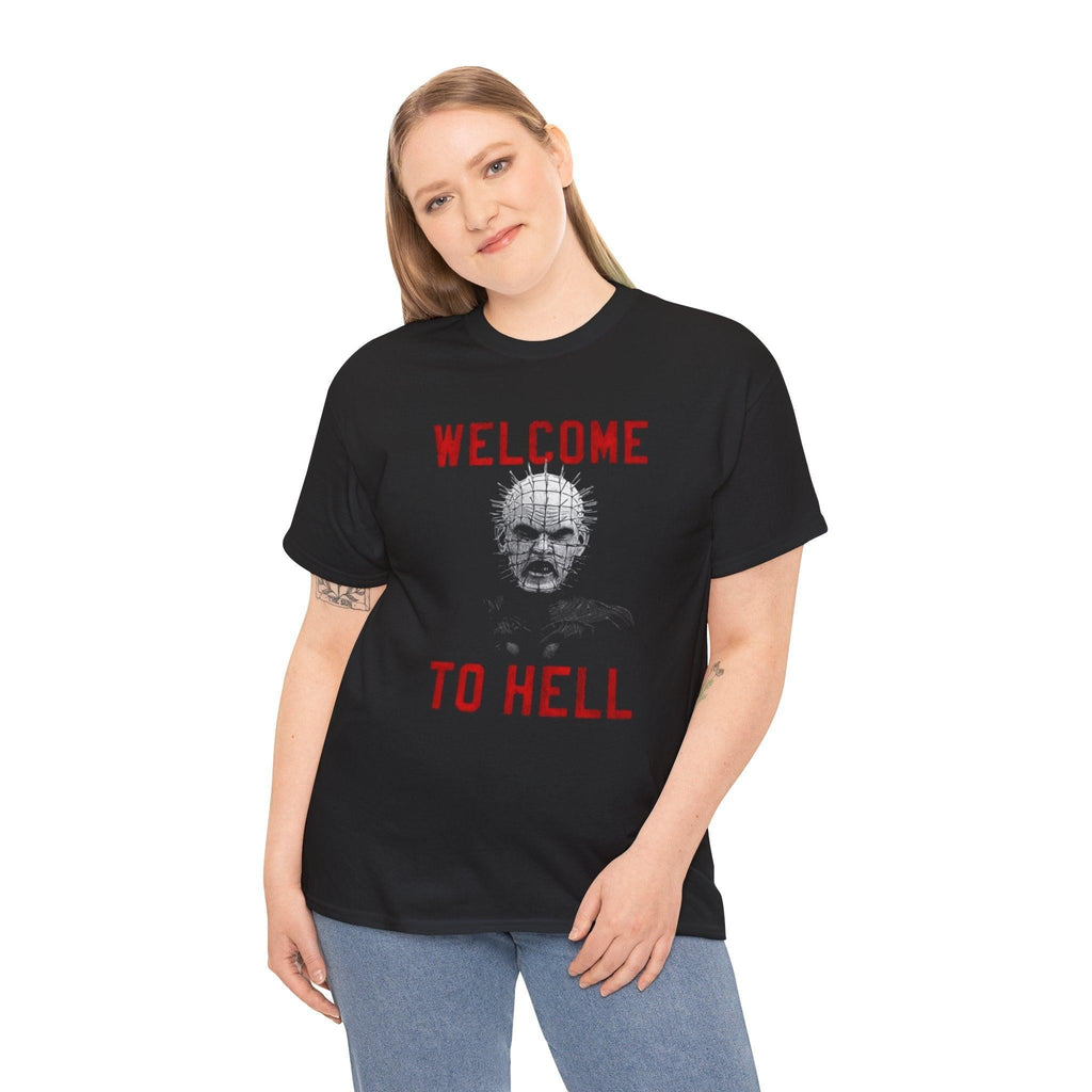 Pinhead Welcome to Hell T-Shirt, Horror Movie Tee, Gothic Clothing, Horror Fan Gift, Hellraiser Shirt