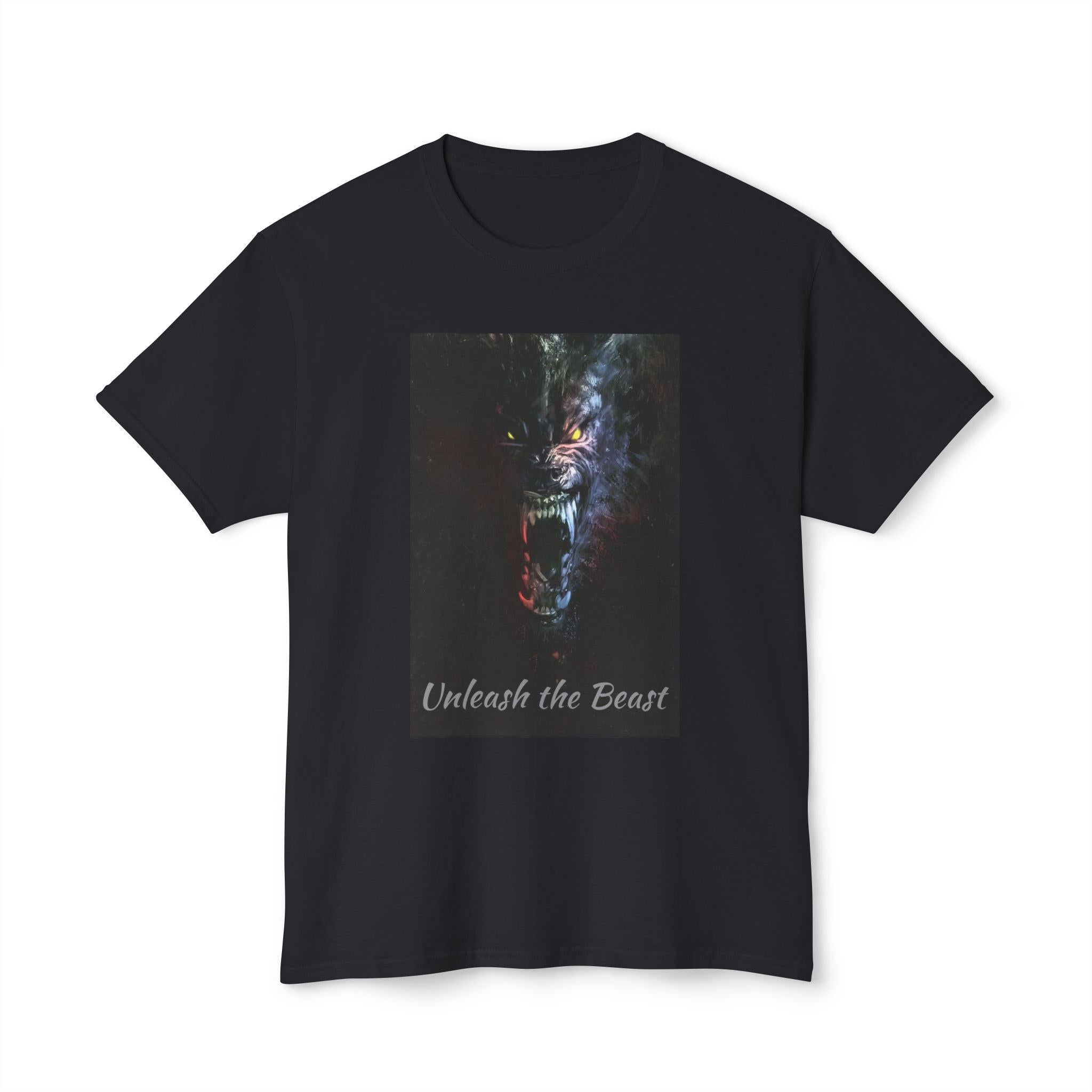 Werewolf Unleash the Beast T-shirt, Halloween Wolf Tee, Animal Lover Gift, Full Moon Shirt, Spooky Apparel
