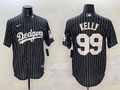 Men's Los Angeles Dodgers Joe Kelly #99 Black Alternate Limited Player Jersey1
