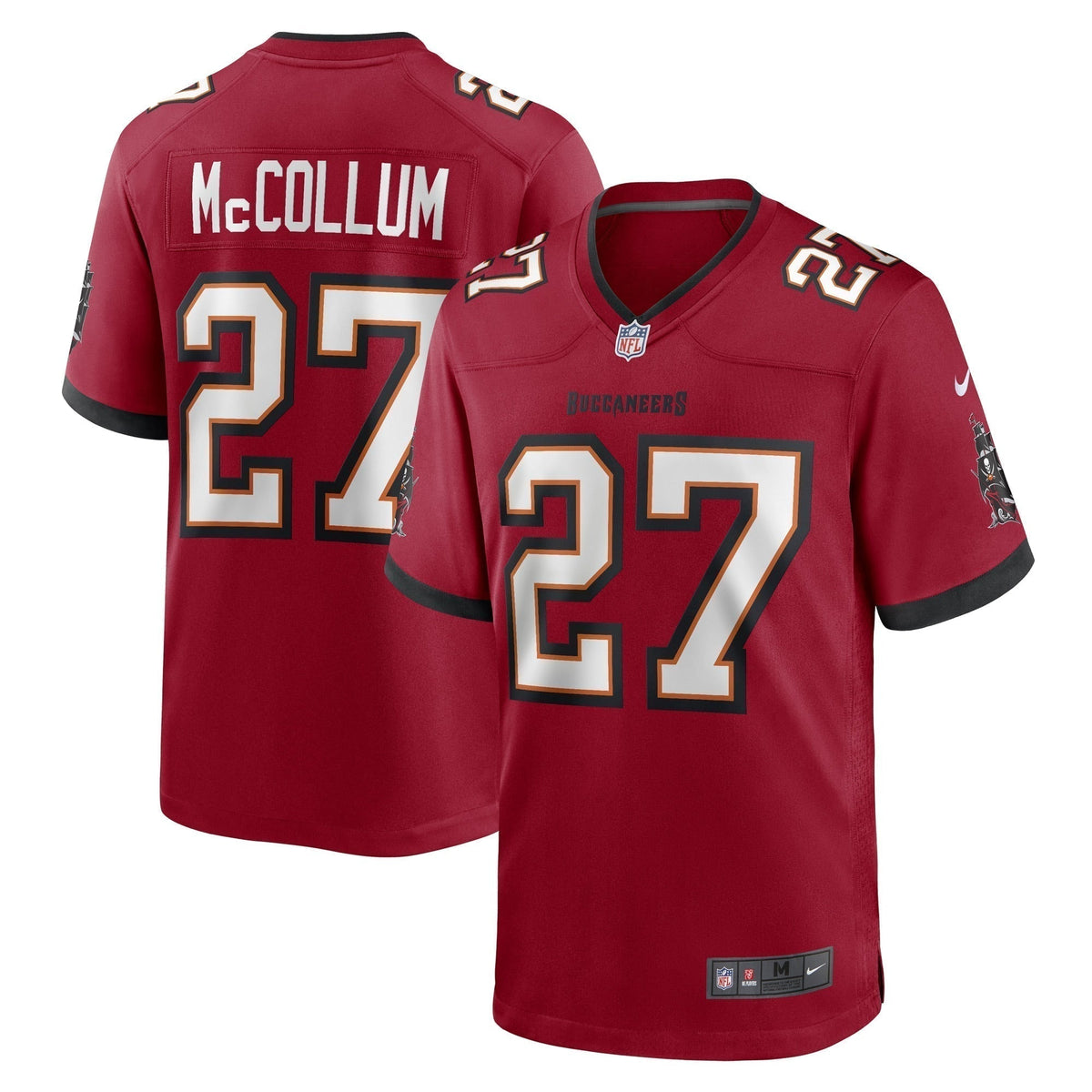 Zyon McCollum Tampa Bay Buccaneers Nike Game   Jersey - Red