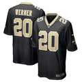 Pete Werner New Orleans Saints Nike Game Jersey - Black