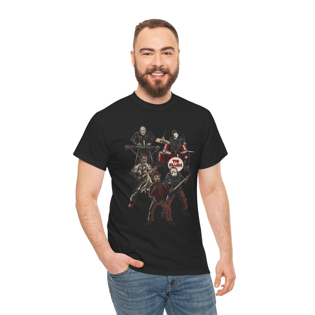 Horror Movie Fan Tee, Freddy Kruegar and Friends Shirt, Halloween Graphic T-Shirt, Scary Movie Lover Gift, Horror Movie Marathon