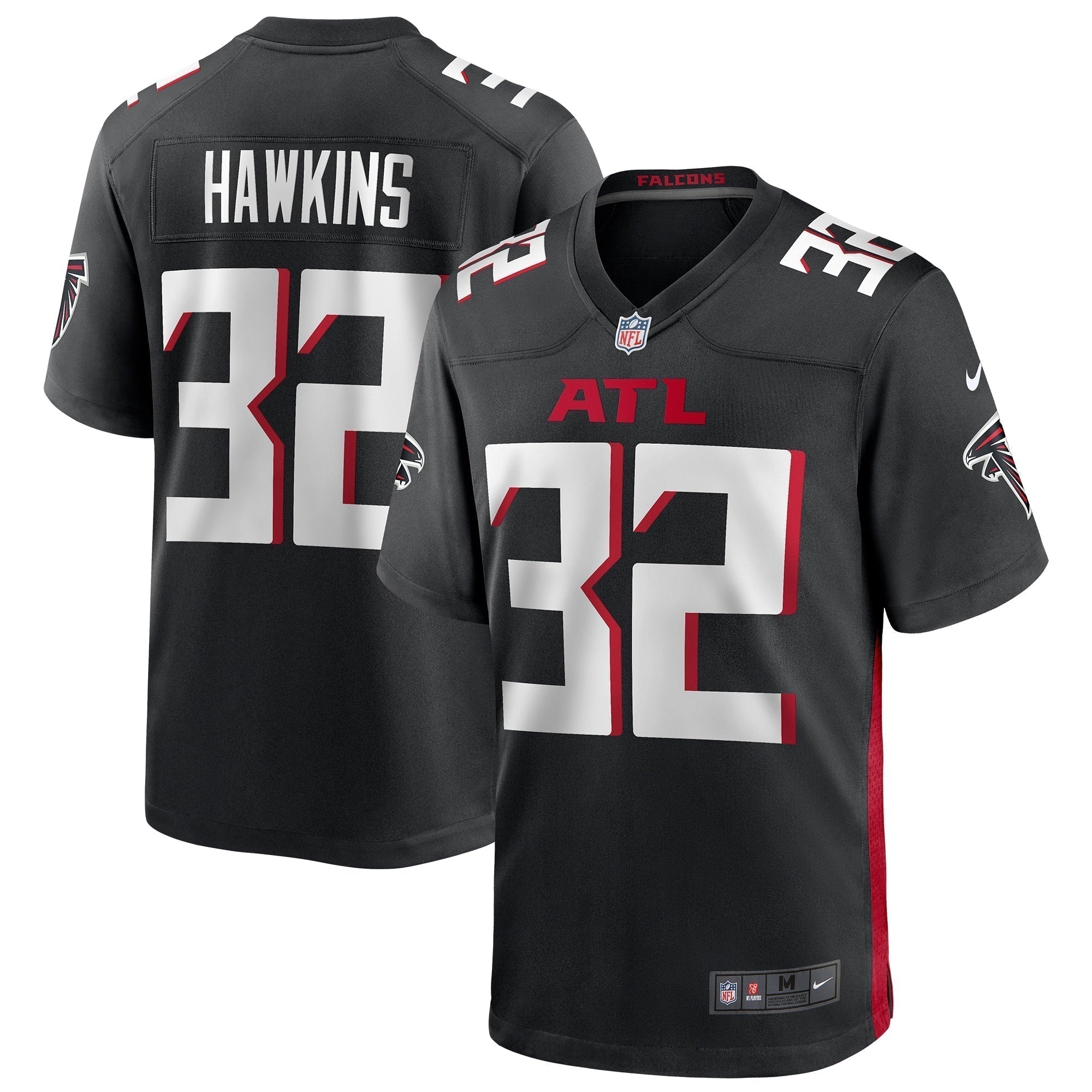 Jaylinn Hawkins Atlanta Falcons Nike   Game Jersey - Black