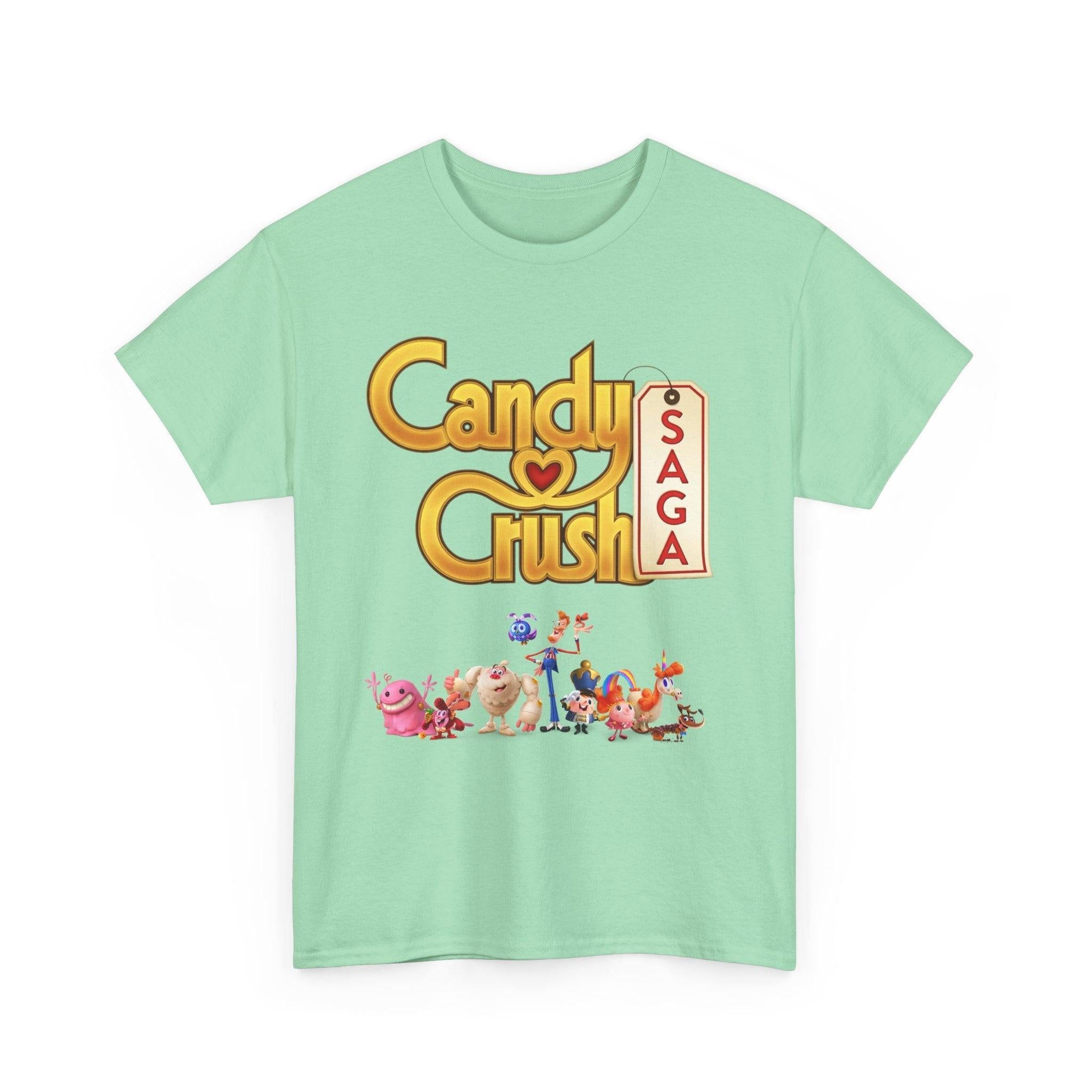 Candy Crush Front and Back Design T-Shirt, Unisex Shirt, Colorful Tee, Graphic Tee, Candy Lover Gift, Fun Tee, Vibrant Shirt