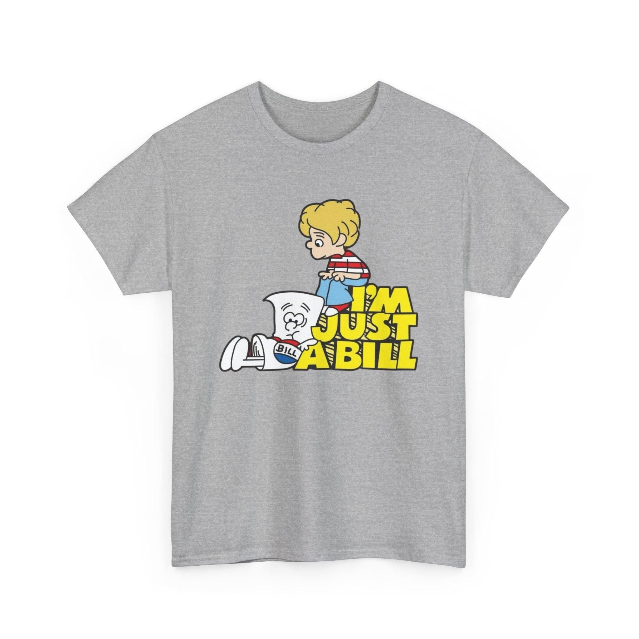 Retro Bill Graphic Tee, Funny Unisex Shirt, Vintage Style T-Shirt, 90s Nostalgia Top, Humorous Cotton Tee