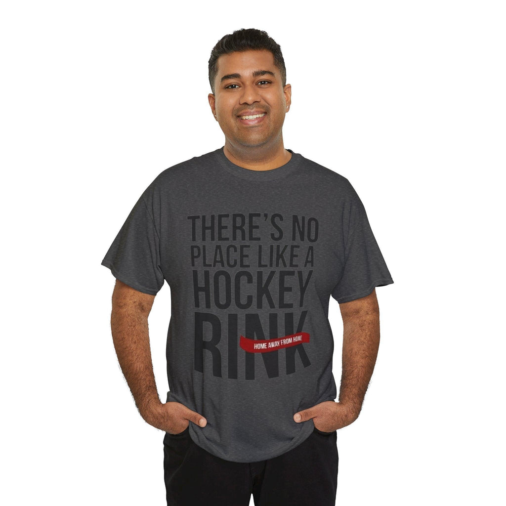 Hockey Rink T-Shirt, Unisex Tee, Great for Hockey Fans, Home Away from Home Design, Sportswear, Gift for Players
