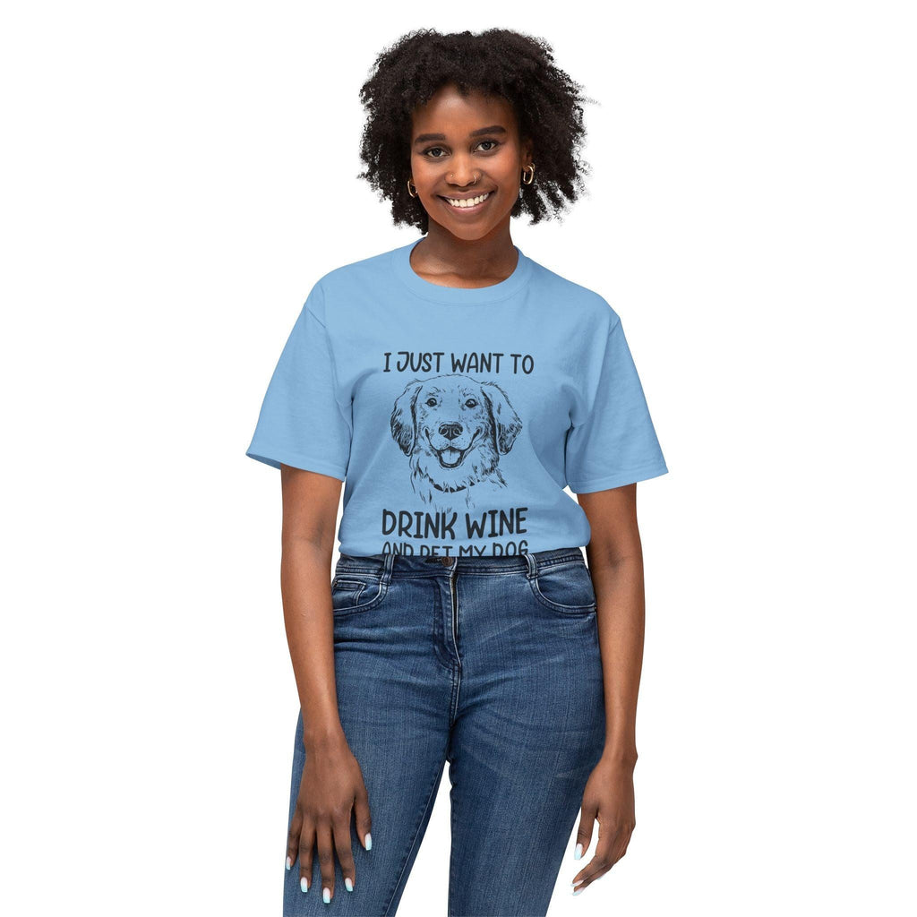 Wine and Dog Lover T-shirt