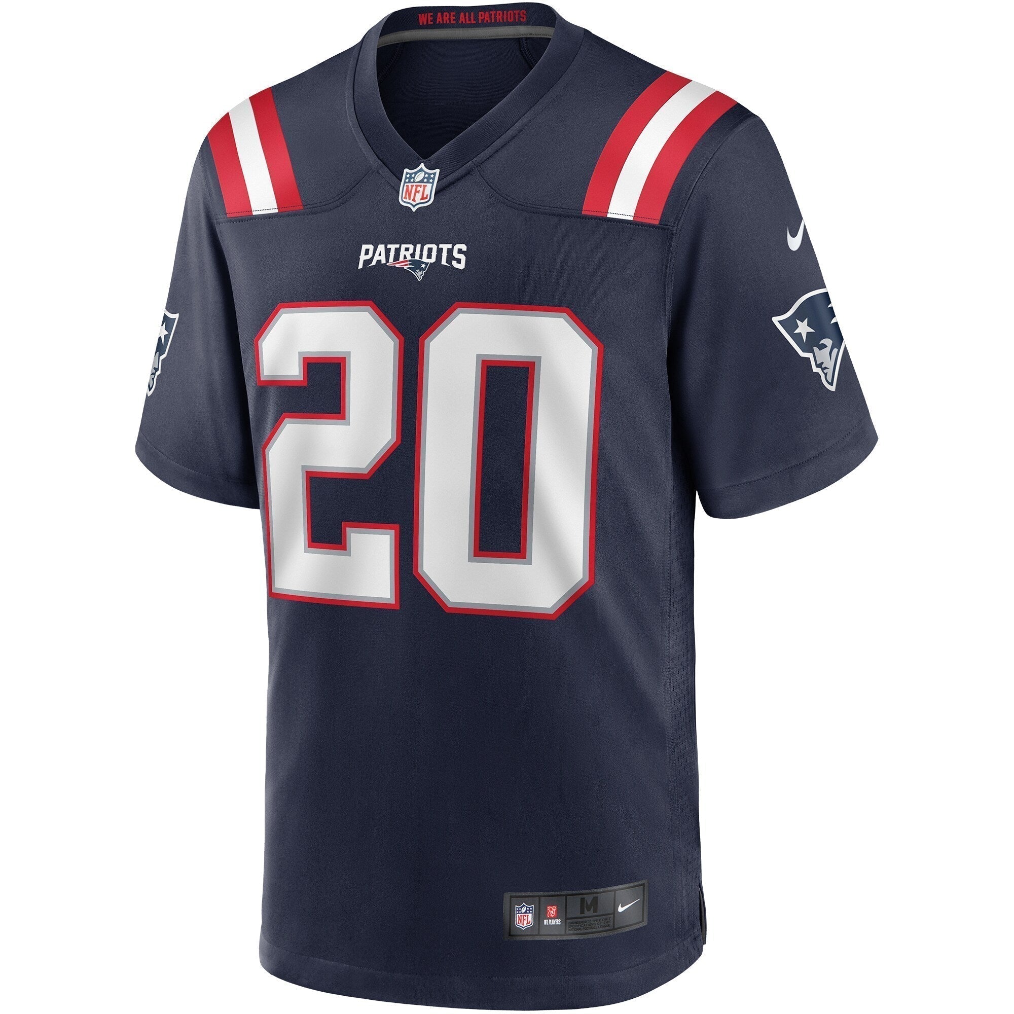 Gino Cappelletti New England Patriots Nike Game Retired   Jersey - Navy