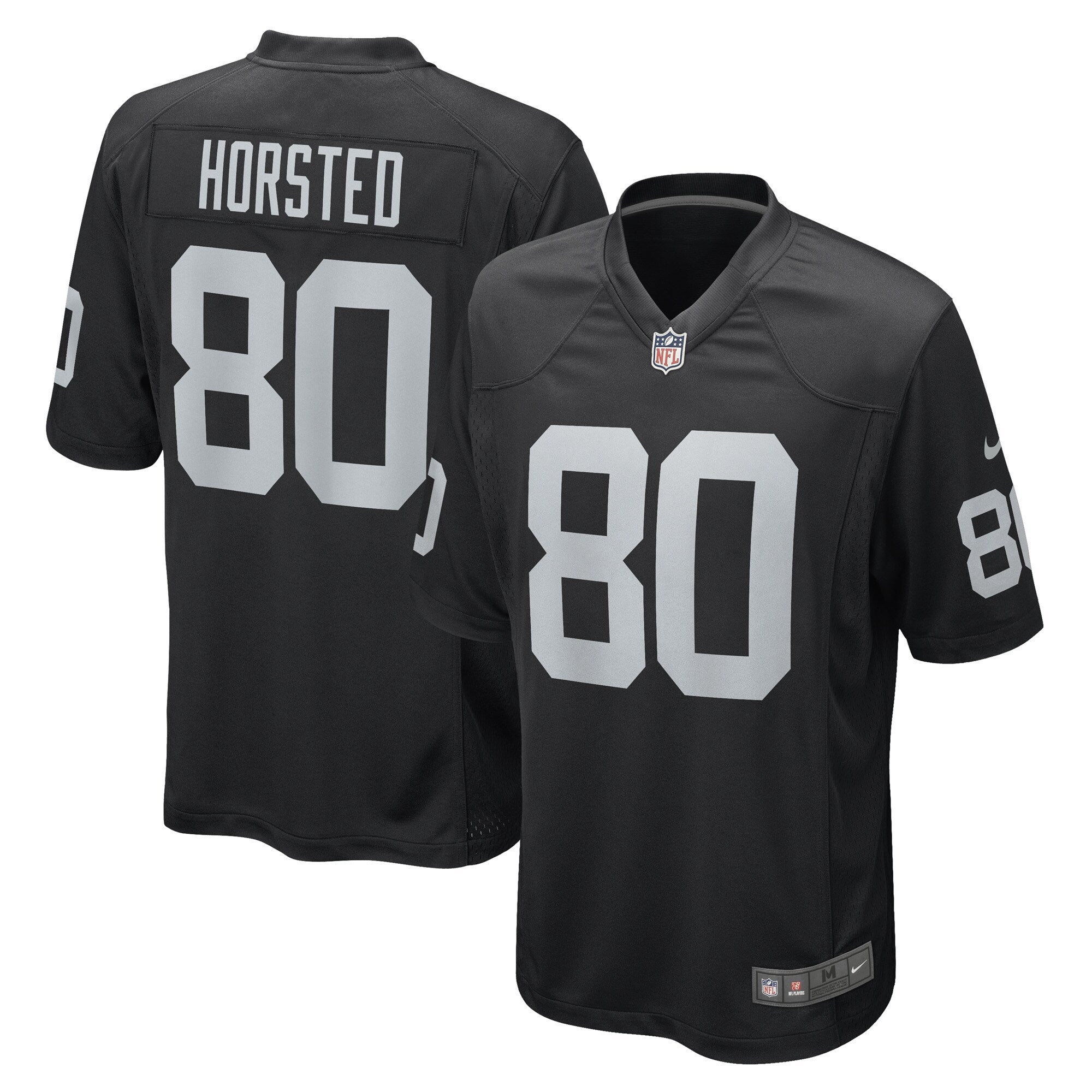 Jesper Horsted Las Vegas Raiders Nike Game   Jersey - Black