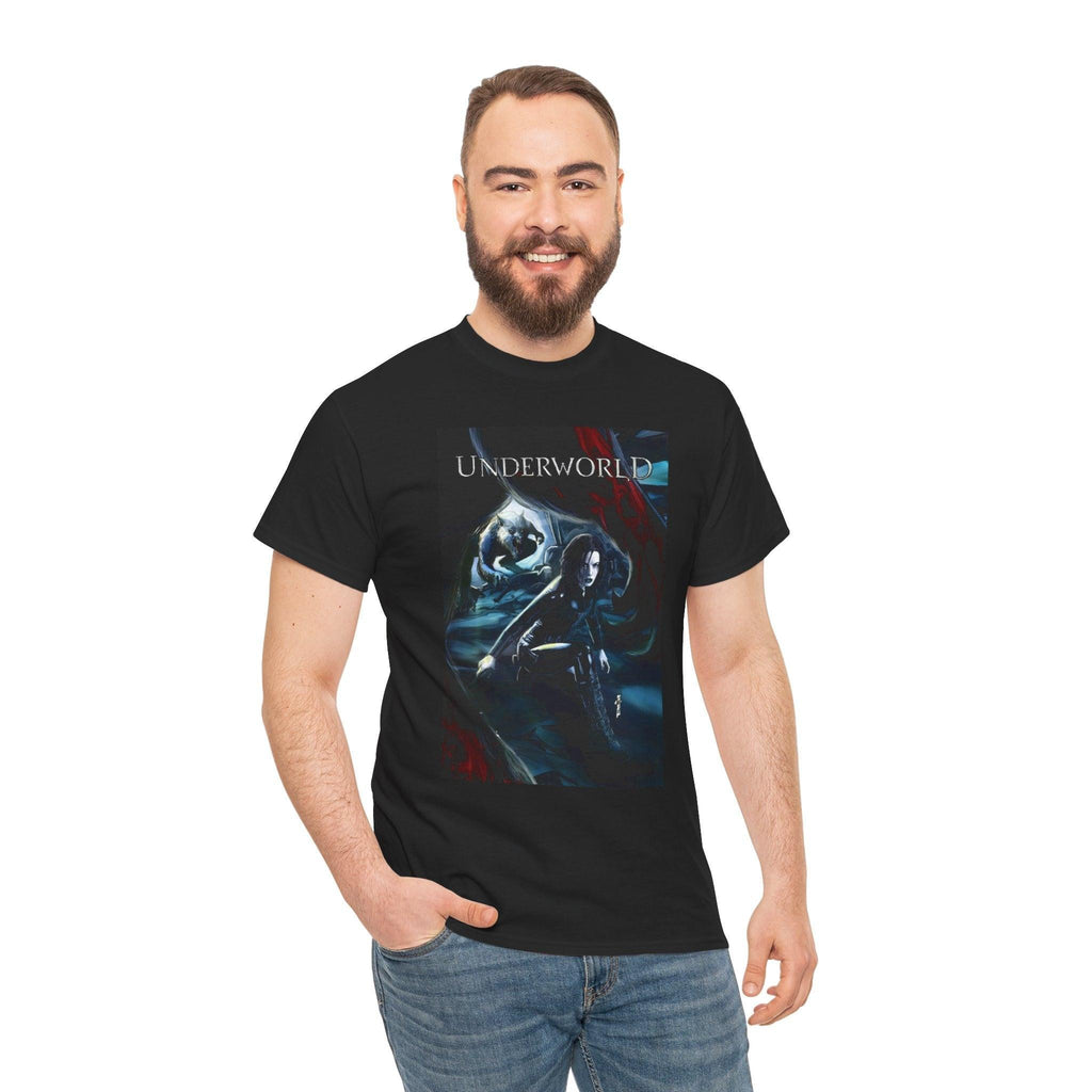 The Underworld Unisex Tee, Vampire and Lycan Gothic Shirt, Dark Fantasy Graphic Top, Horror Film Fan Gift, Halloween Costume T-Shirt