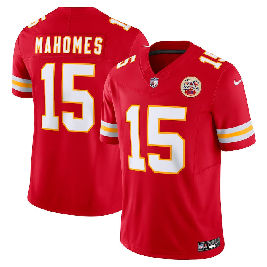 Kansas City 15# Patrick Mahomes Nike Vapor F.U.S.E. Limited Jersey