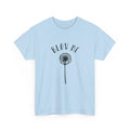 Dandelion Blow Me Tee, Unisex Graphic Shirt, Botanical Nature Top, Flower Lover Gift, Gardener T-Shirt, Floral Print Apparel