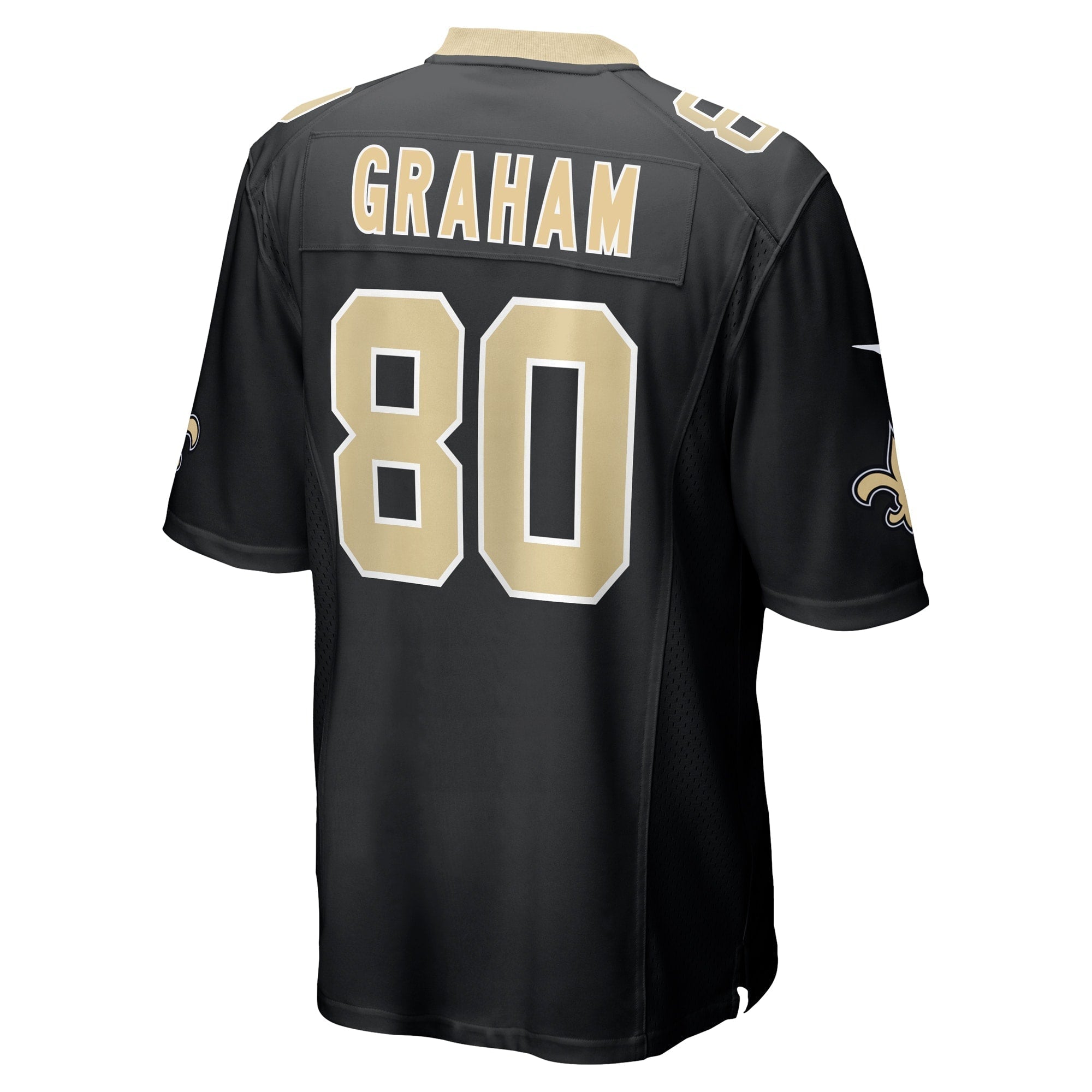 Jimmy Graham New Orleans Saints Nike Team Game Jersey -  Black