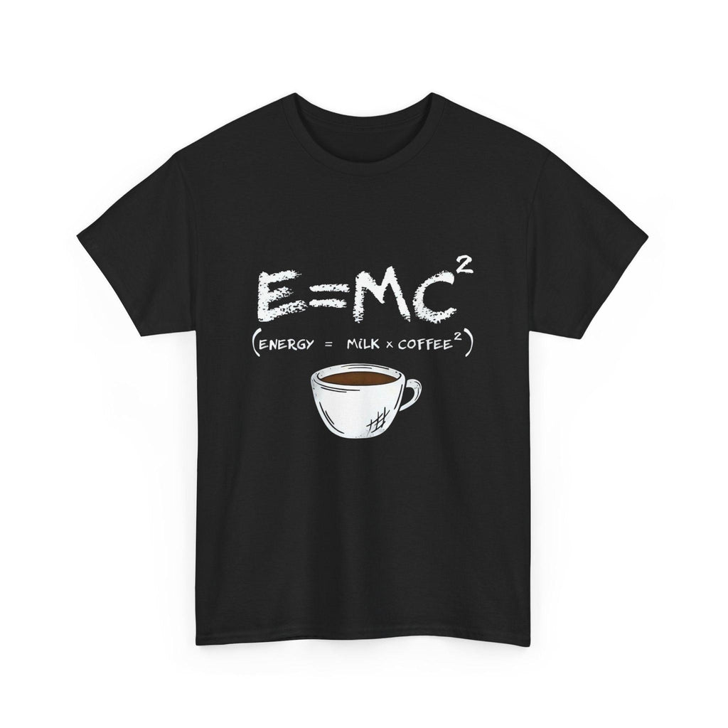 Coffee-Themed Unisex Heavy Cotton Tee - Perfect for Science Lovers - Gift for Friends, Casual Wear, Everyday Tee, Coffee Lovers, Geeky Gift