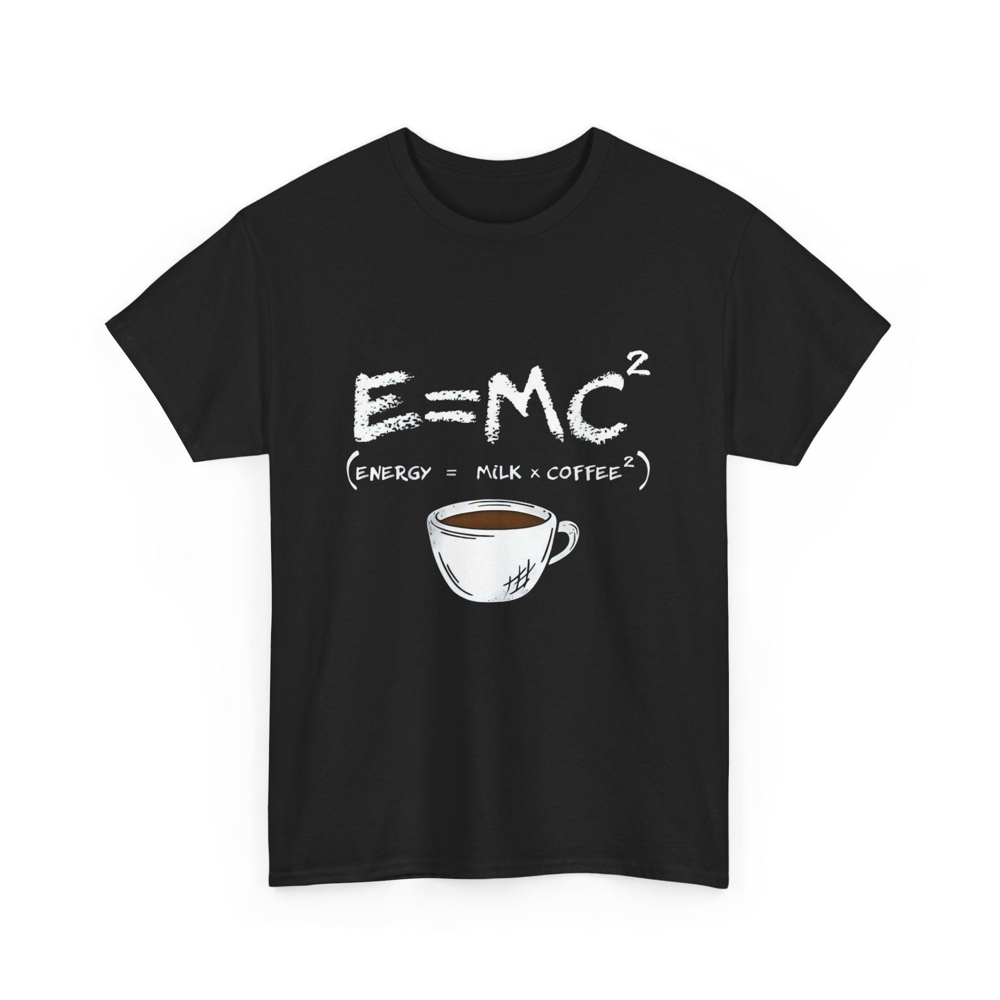 Coffee-Themed Unisex Heavy Cotton Tee - Perfect for Science Lovers - Gift for Friends, Casual Wear, Everyday Tee, Coffee Lovers, Geeky Gift
