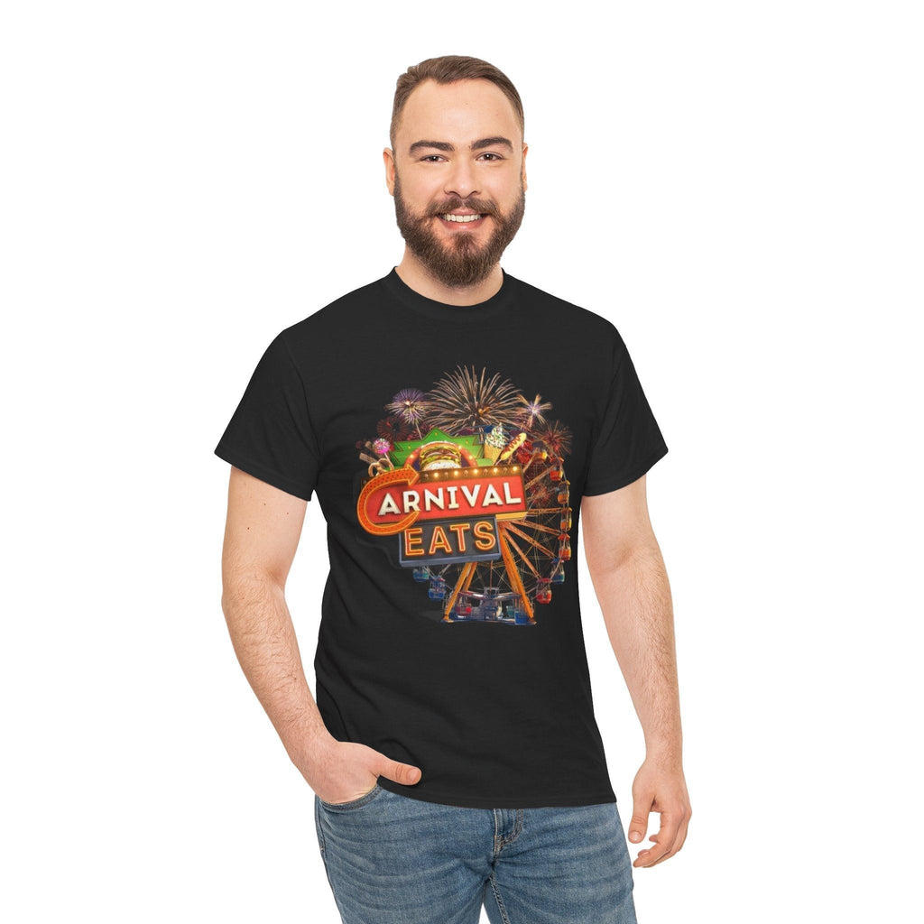 Carnival Eats Unisex Tee, Food Show T-Shirt, Fun Fair Cotton Shirt, Festival Graphic Tee, Foodie Gift Shirt