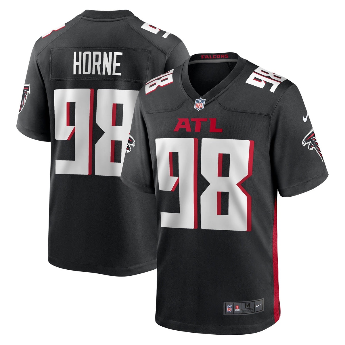 Timmy Horne Atlanta Falcons Nike Game   Jersey - { Black