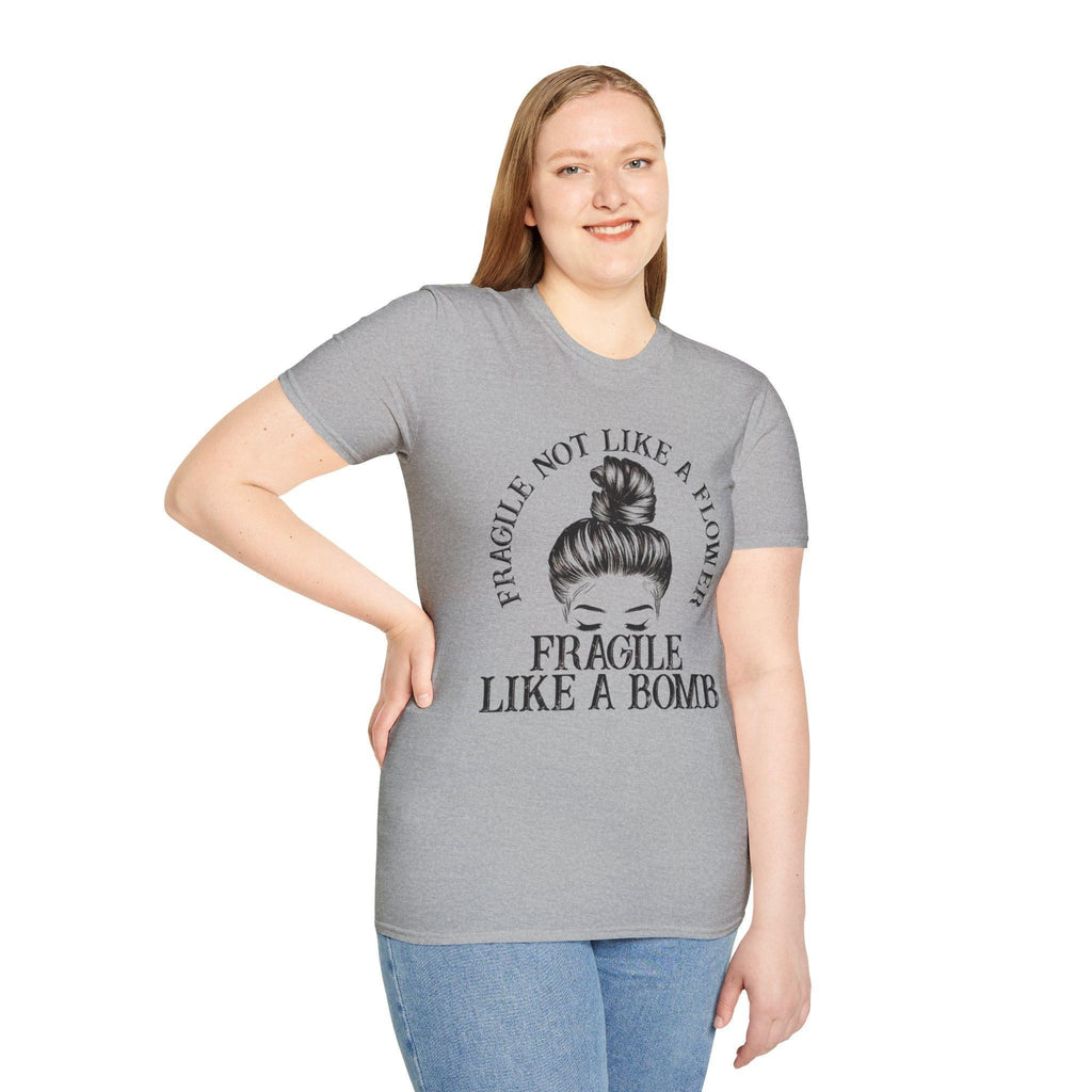 Empowering Quote T-Shirt, Feminist Tee, Gift for Her, Softstyle Graphic Top, Casual Wear, Birthday Present