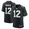 Joe Namath New York Jets Nike Alternate Retired   Game Jersey - Legacy Black