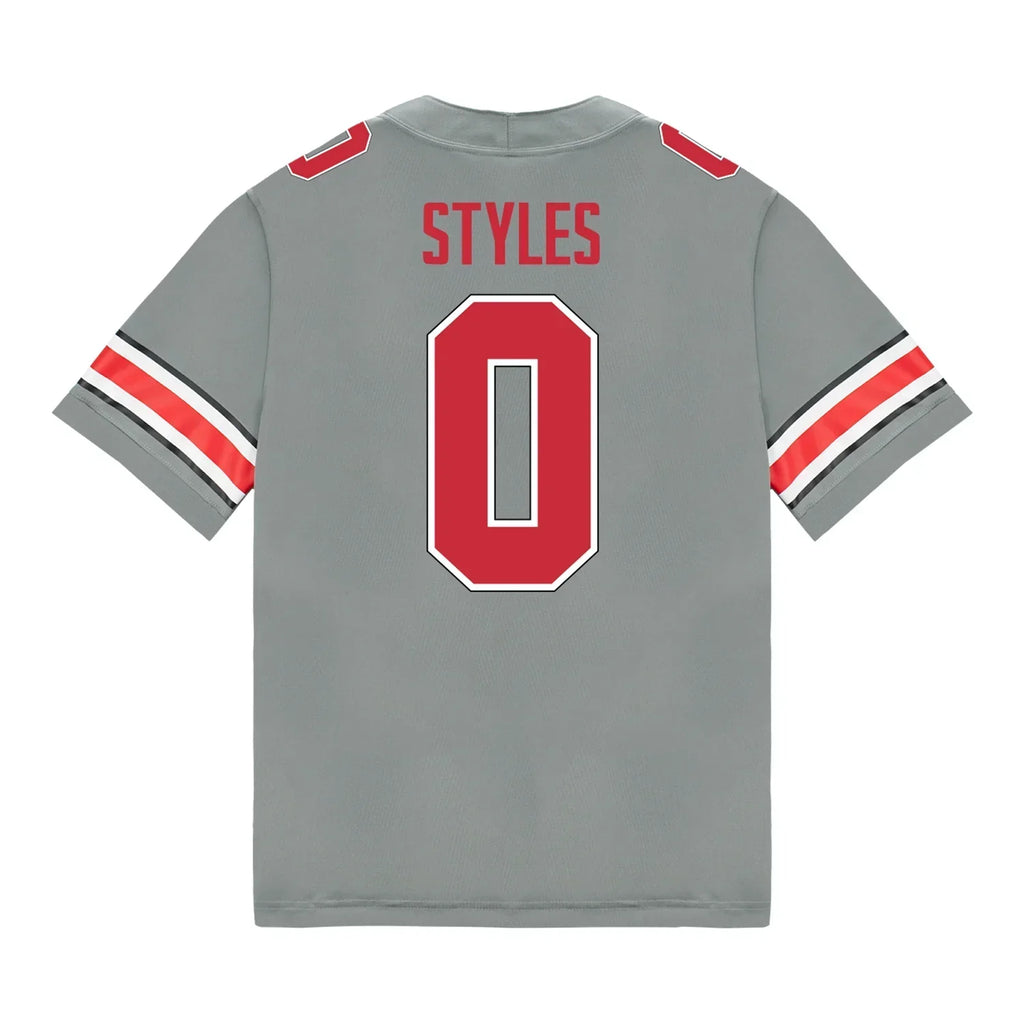 Sonny Styles Ohio State Buckeyes Jersey – Grey