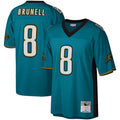 J.Jaguars #8 Mark Brunell Player  Teal Legacy Replica Football Jerseys