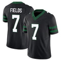NY.Jets #7 Justin Fields Player Black Vapor F.U.S.E. Limited Game Football Jerseys