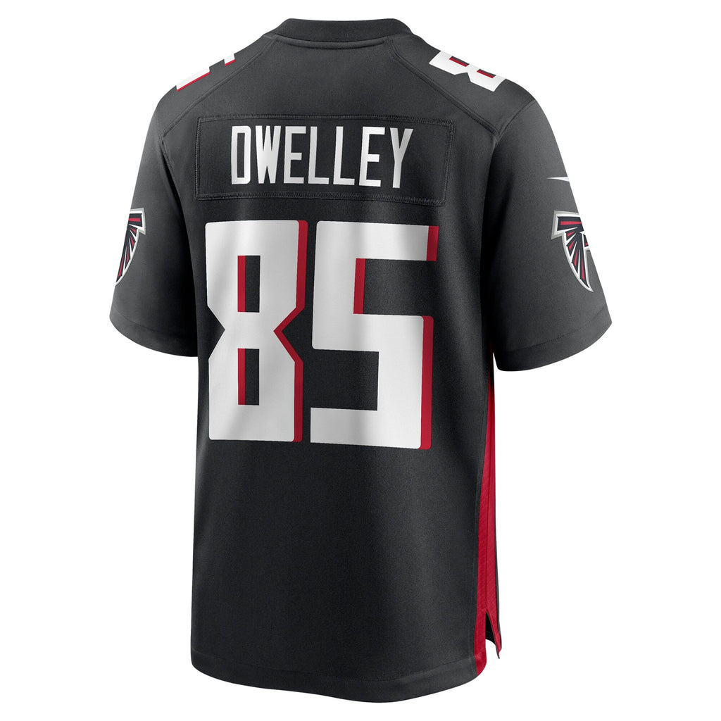 Ross Dwelley Atlanta Falcons Nike Team Game Jersey -  Black