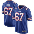 Kent Hull Buffalo Bills Nike Game Retired   Jersey - Royal