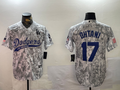 Men's Los Angeles Dodgers Shohei Ohtani #17 Arctic Camo 2024 Salute to Service Limited Jersey1