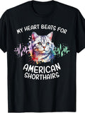 American Shorthair ECG American Shorthair T-Shirt