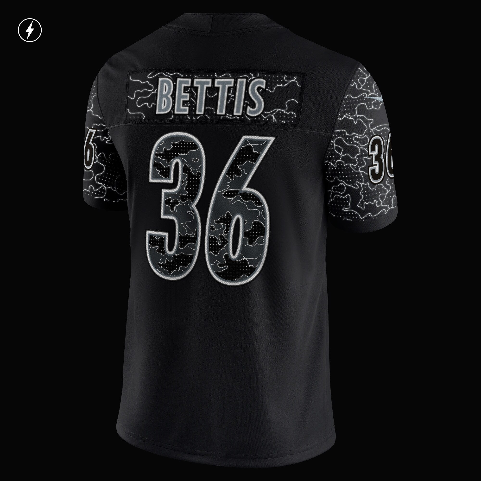 Jerome Bettis Pittsburgh Steelers Nike Retired   RFLCTV Limited Jersey - Black