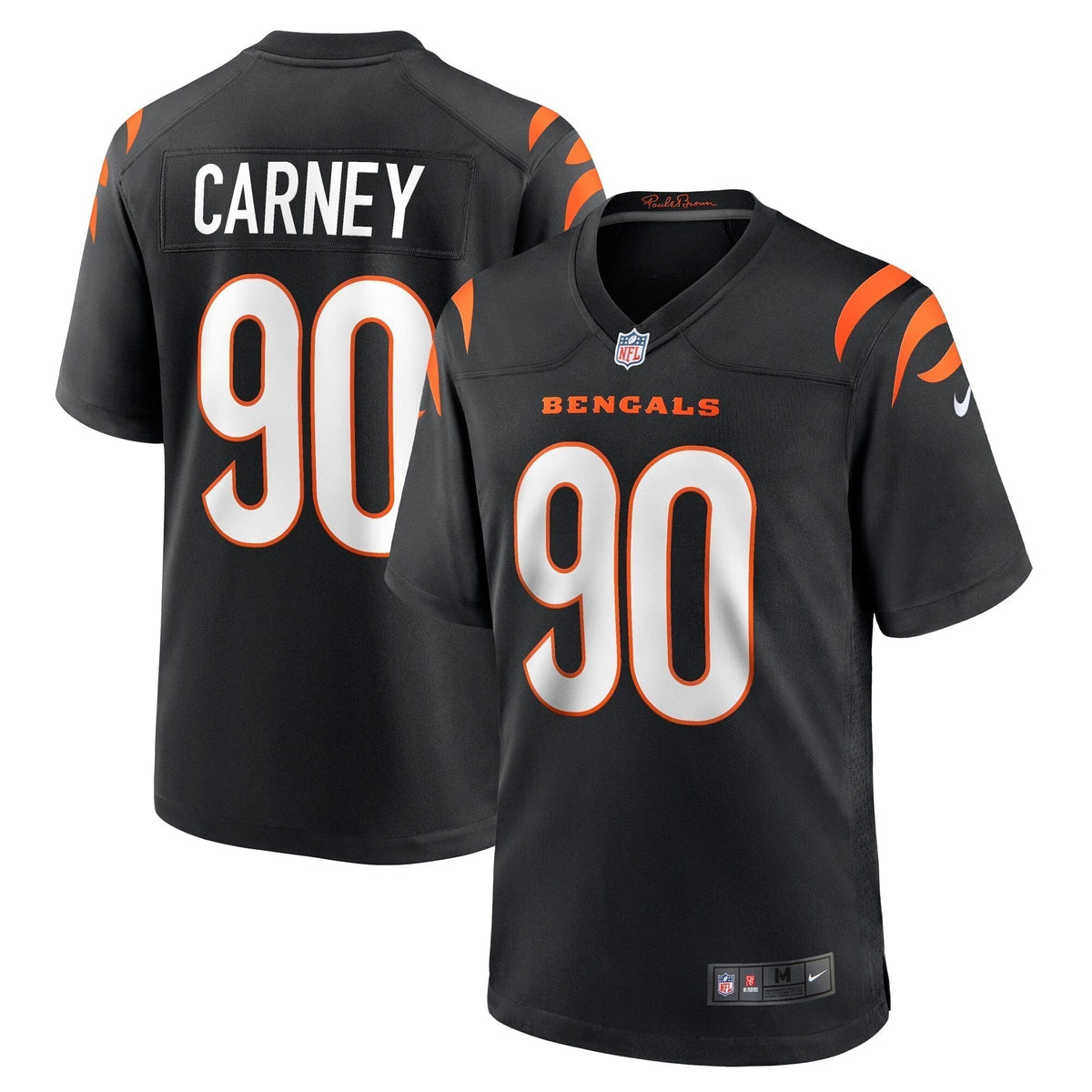 Owen Carney Cincinnati Bengals Nike Home Game   Jersey - Black