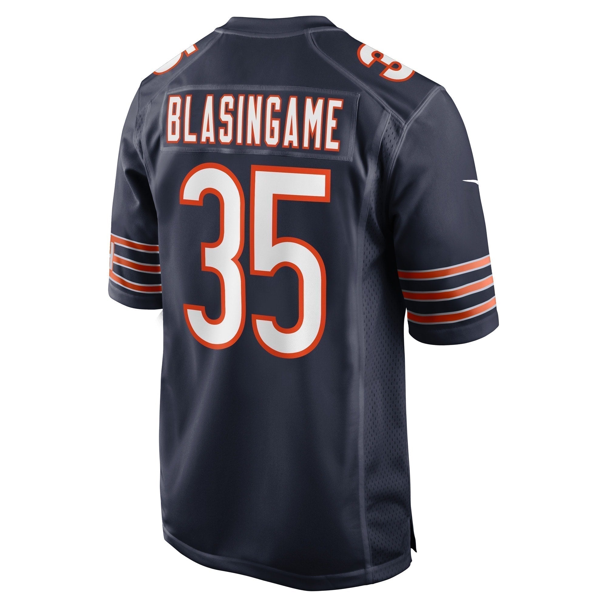 Khari Blasingame Chicago Bears Nike Game   Jersey - Navy