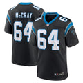 Justin McCray Carolina Panthers Nike Team Game Jersey - Black